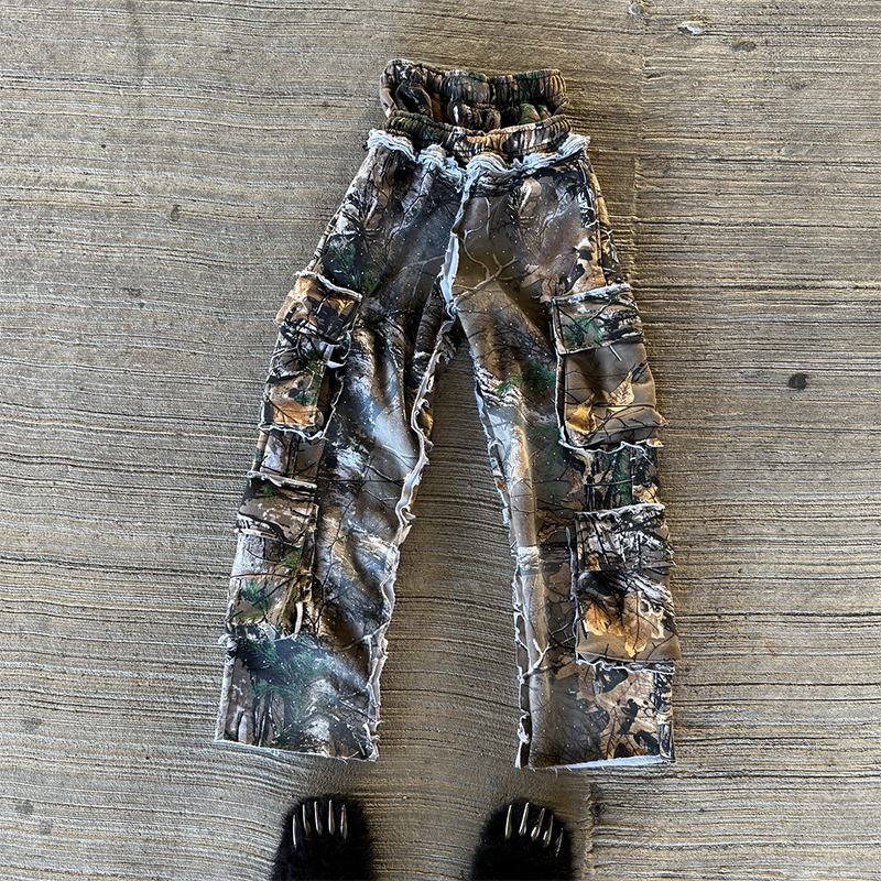Double Waist Sweatpants Cotton